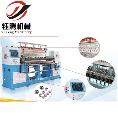 4KW 맞춤형 컴퓨터화 퀸팅 수직 기계 멀티 바늘